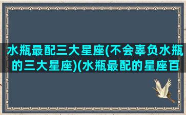 水瓶最配三大星座(不会辜负水瓶的三大星座)(水瓶最配的星座百分表)
