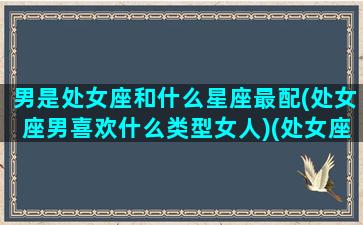 男是处女座和什么星座最配(处女座男喜欢什么类型女人)(处女座男生和什么星座的女生合适)