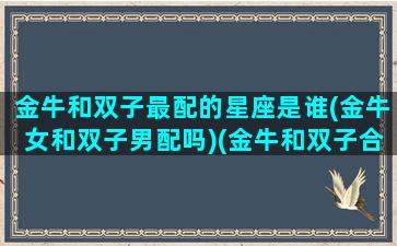 金牛和双子最配的星座是谁(金牛女和双子男配吗)(金牛和双子合不合适)